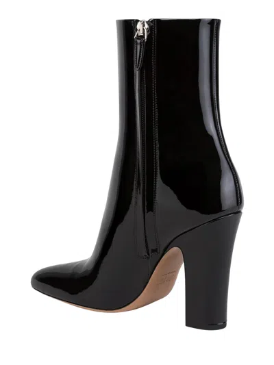 Paris Texas Lavinia Patent-leather Ankle Boots In Black