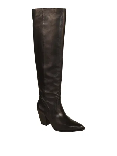 Stuart Weitzman Jolene - Leather Boot In Black