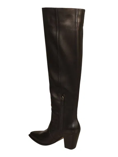 Stuart Weitzman Jolene - Leather Boot In Black