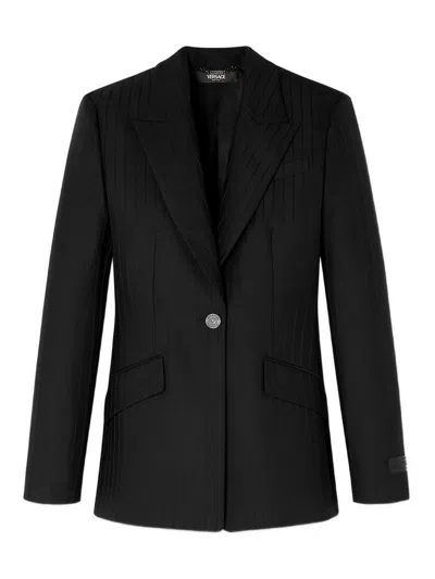 Versace Blazer - Negro In Black