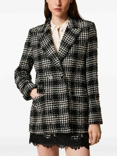 Twinset Black Blazer In Multi