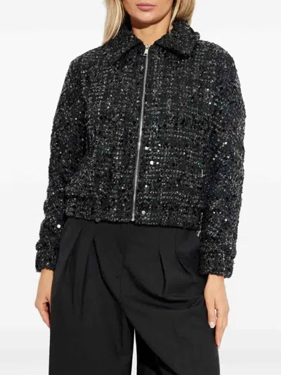 Add Bomber Jacket In Animal Print