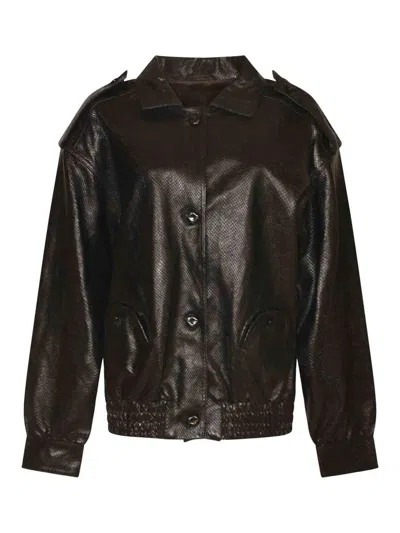 Blazé Milano Abrigo Midi - Negro In Brown