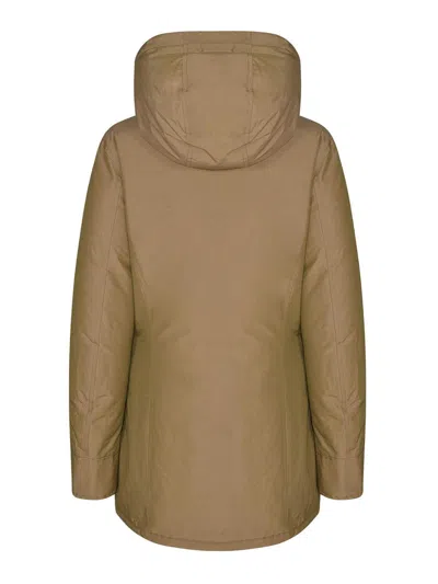Woolrich Parka - Beis In Green