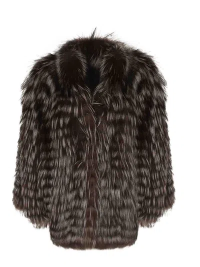 Simonetta Ravizza Abrigo Midi - Beis In Brown