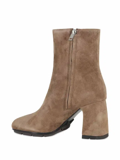Ash Eclat Platform Bootie In Brown
