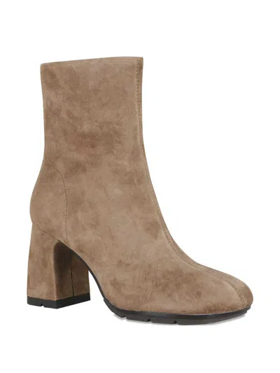 Ash Eclat Platform Bootie In Brown