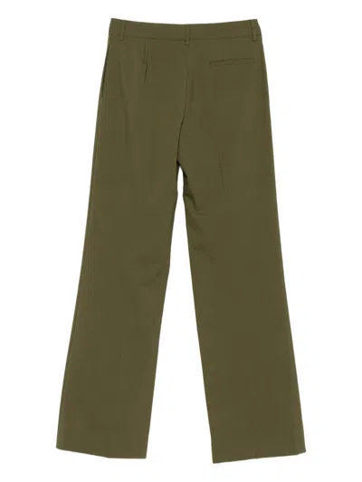 Msgm Pantalón Casual - Verde In Multi