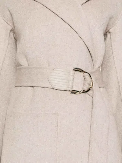 Liu •jo Abrigo Midi - Gris In Gray