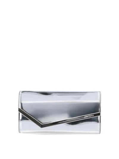 Jimmy Choo Bolso Clutch - Plata In Silver