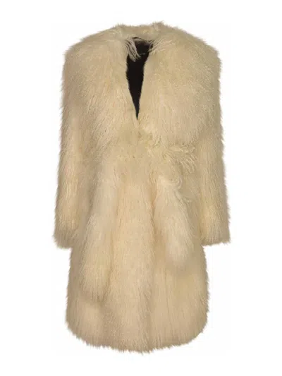 Numero Otto Abrigo Midi - Blanco In White