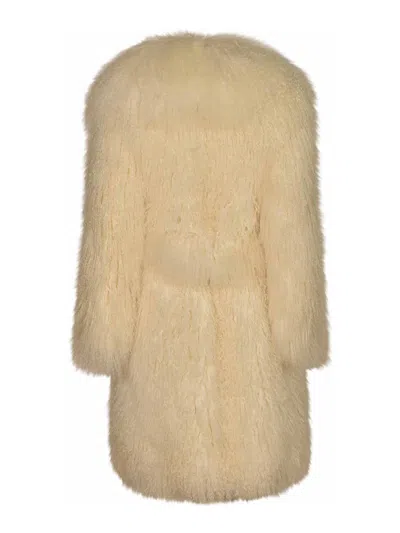 Numero Otto Abrigo Midi - Blanco In White