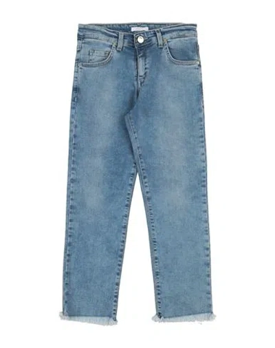 L:ú L:ú By Miss Grant Toddler Girl Jeans Blue Size 6 Cotton, Elastane In Blue