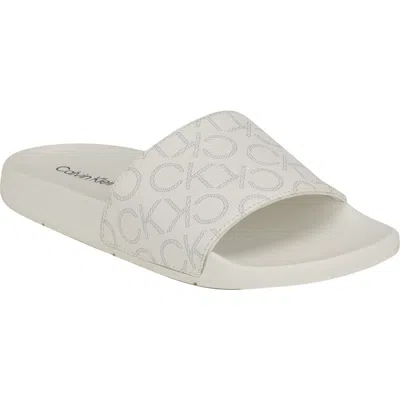 Calvin Klein Athens Slide Sandal In Animal Print