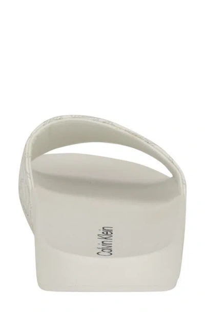 Calvin Klein Athens Slide Sandal In Animal Print