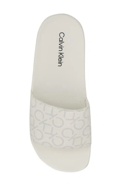 Calvin Klein Athens Slide Sandal In Animal Print