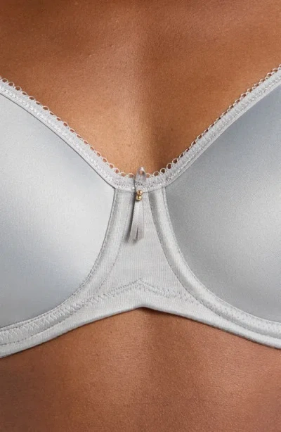 Wacoal Basic Beauty Underwire T-shirt Bra 853192 In Blue