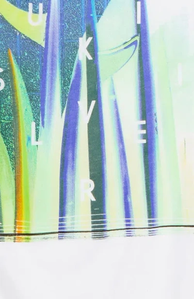 Quiksilver Quiver Central Graphic T-shirt In White