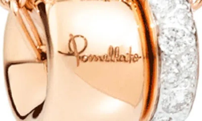 Pomellato Iconica Diamond Pendant Necklace In Gold