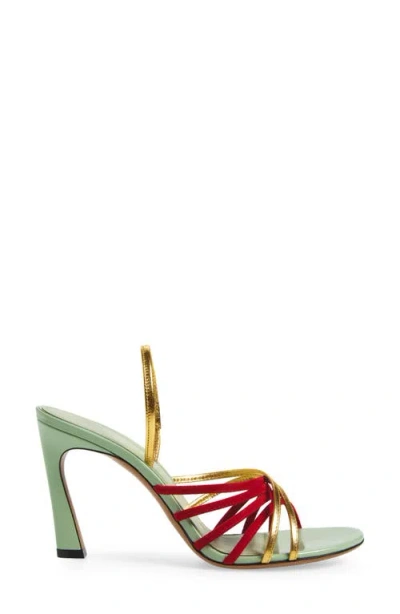 Marni New Wave Slingback Sandal In Animal Print