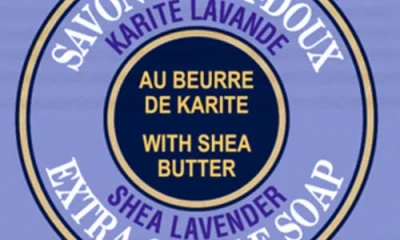 L'occitane Shea Lavender Extra-gentle Soap In Transparent