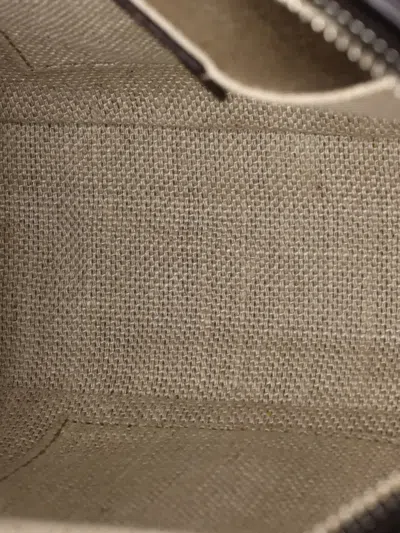 Pre-owned Gucci Bee Web Camera Bag Gg Canvas Crossbody Bag In Brown