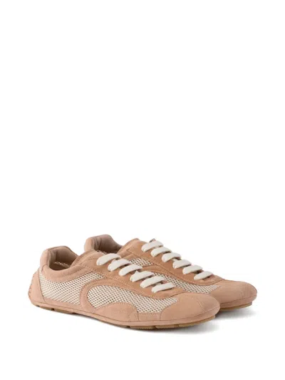 Prada Montecarlo Re-edition 2005 Sneakers In Neutral