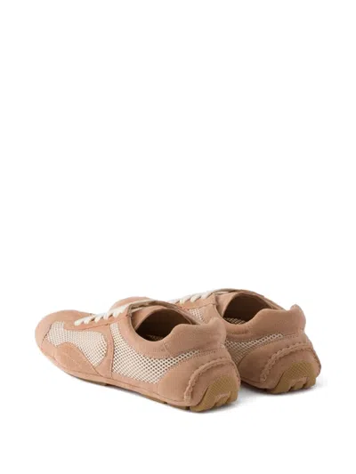 Prada Montecarlo Re-edition 2005 Sneakers In Neutral