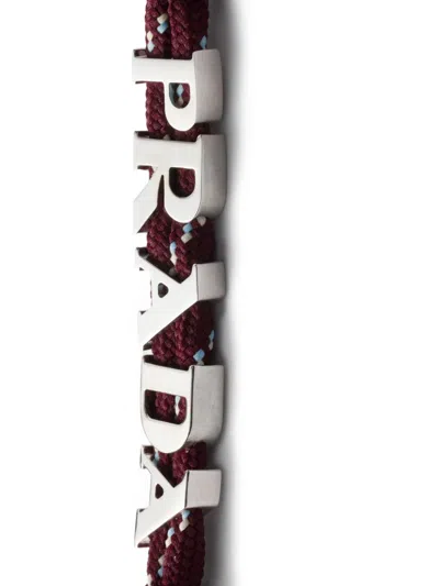 Prada Speedrock Keyring In Multi