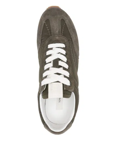Totême Low Top Sneakers Contrast Stitching In Multi