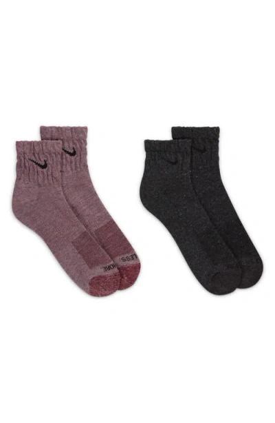 Nike 2-pack Everyday Cushion Ankle Socks In Multi