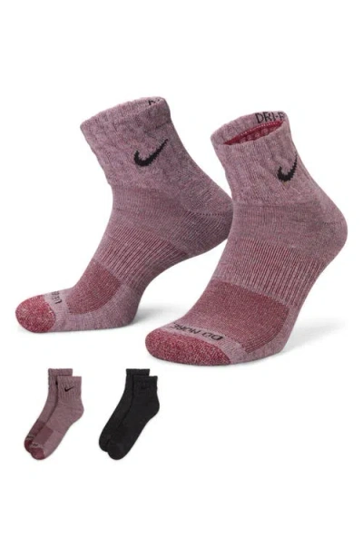 Nike 2-pack Everyday Cushion Ankle Socks In Multi