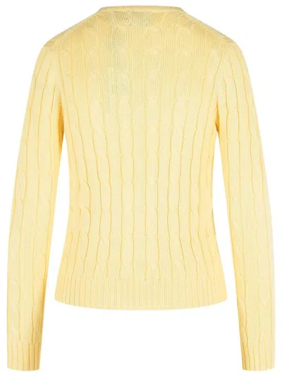 Polo Ralph Lauren 'kimberly' Cream Cotton Sweater In White