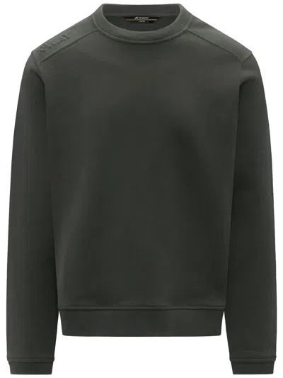 K-way Perruel Cotton Cashmere Regular-fit. Felpa Girocollo Realizzata Con Un Morbido Blend Di Cotone E Cas In Gray
