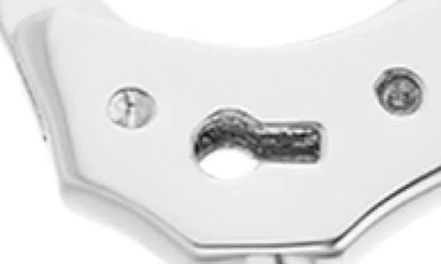 Maria Tash Handcuff Chain Multi Piercing Hoop Earring In Metallic