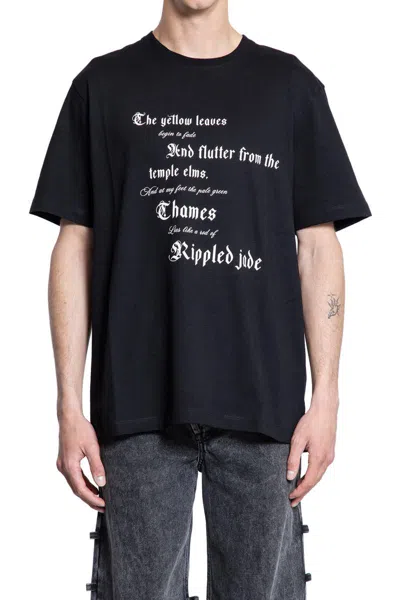 Alexander Mcqueen T-shirts & Tank Tops In Black