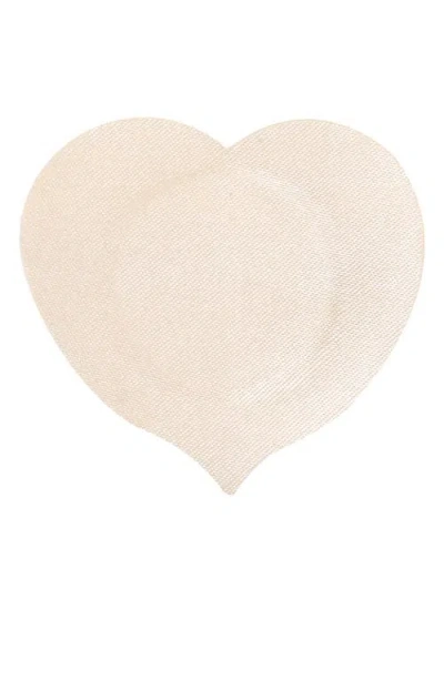 House Of Cb 4-pack Heart Nipple Covers In Neutral