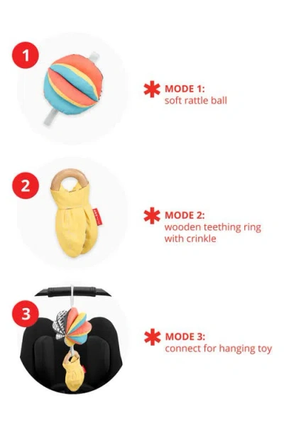 Skip Hop Rattle Ball 3-in-1 Teething Toy In Multi