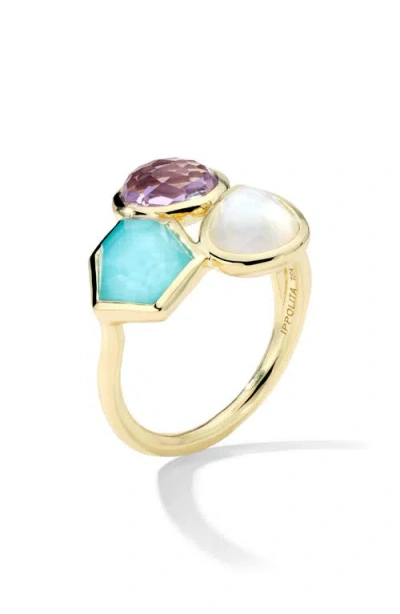 Ippolita Rock Candy® Small 3-stone Cluster Ring In Gold