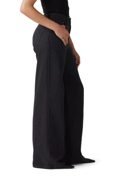 Levi's Cinch High Waist Baggy Wide Leg Jeans In Black