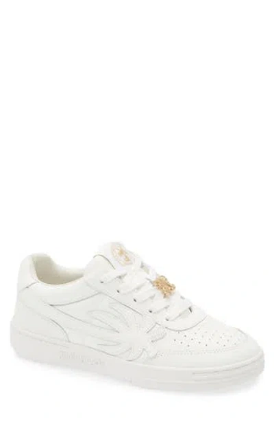 Palm Angels Palm Beach University Low Top Sneaker In Animal Print