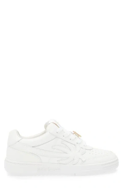 Palm Angels Palm Beach University Low Top Sneaker In Animal Print