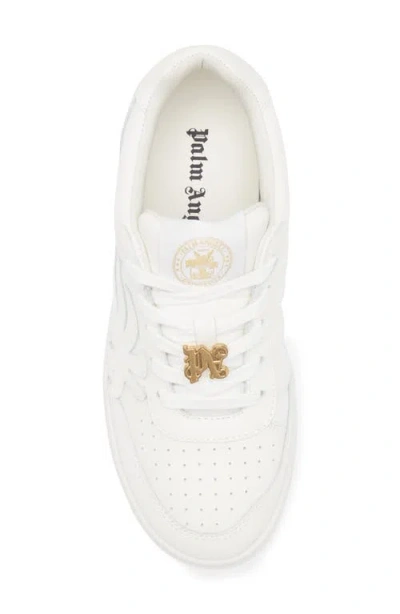 Palm Angels Palm Beach University Low Top Sneaker In Animal Print