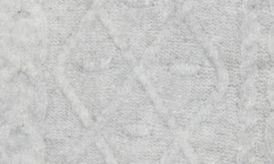 Wayf Ribbon Trim Cardigan In Gray