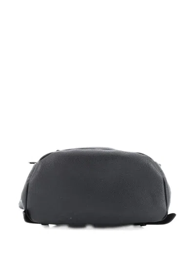 Pre-owned Louis Vuitton Sorbonne Monogram Empreinte Leather Backpack In Black