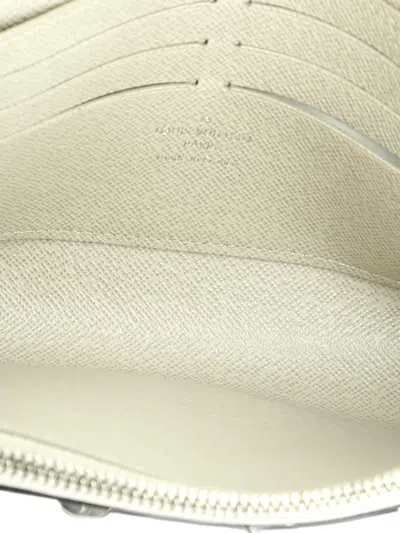 Pre-owned Louis Vuitton Twist Chain Wallet Epi Leather Crossbody Bag In Blue