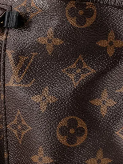 Pre-owned Louis Vuitton Palm Springs Monogram Canvas Mm Backpack In Brown