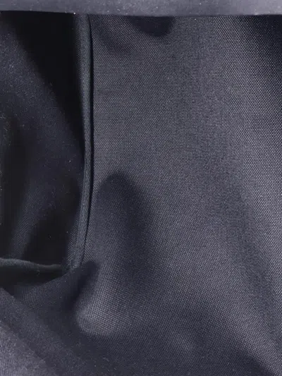 Pre-owned Hermes Herbag Zip Leather And Toile 50 Satchel In Black