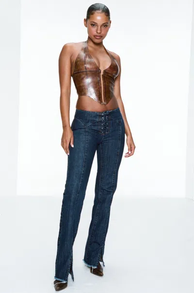 Ho25 Mara Corset In Brown