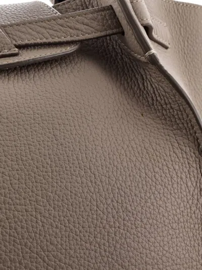 Pre-owned Celine Big Bag Grained Calfskin Small Satchel In Brown